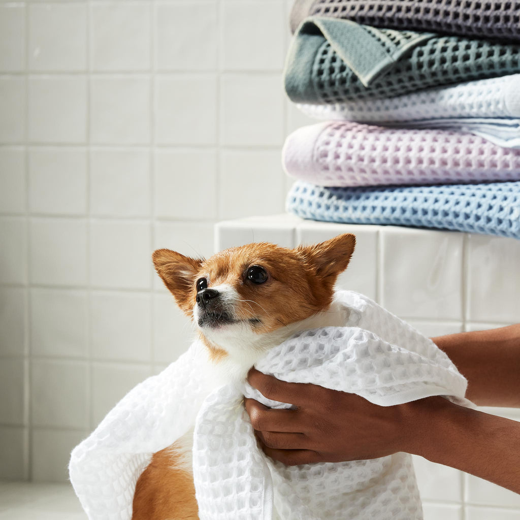 Dreamweave Waffle Bath Towels Set of 2 A0