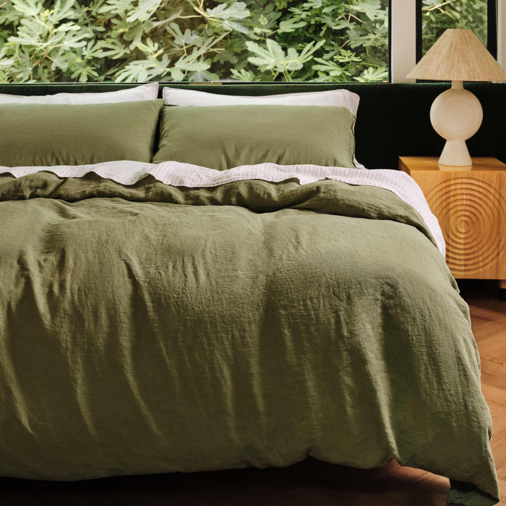 Washed European Linen Duvet Set N3