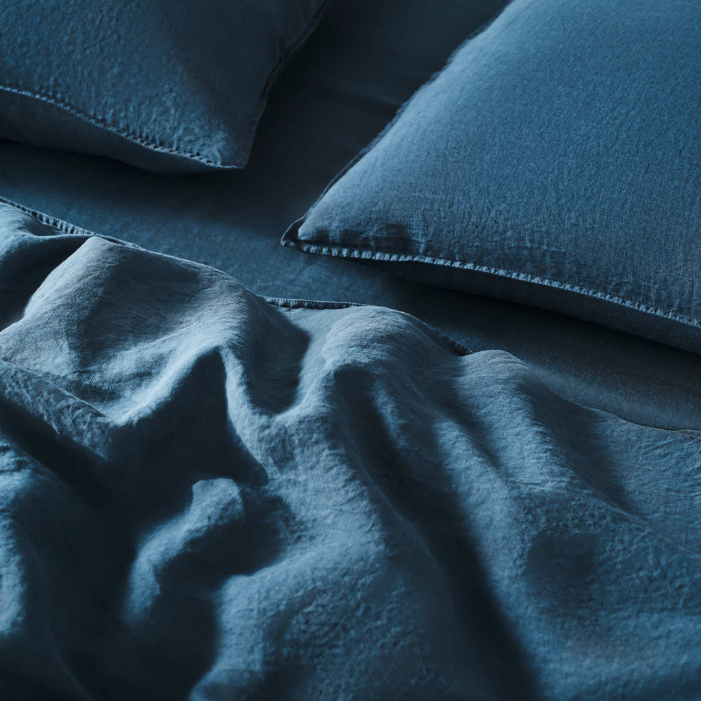 Washed European Linen Core Sheet Set N3