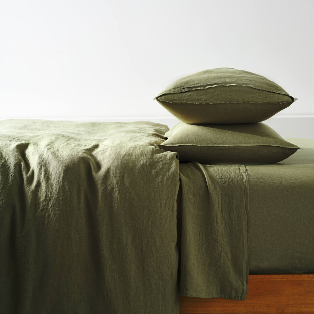 Washed European Linen Core Sheet Set N3