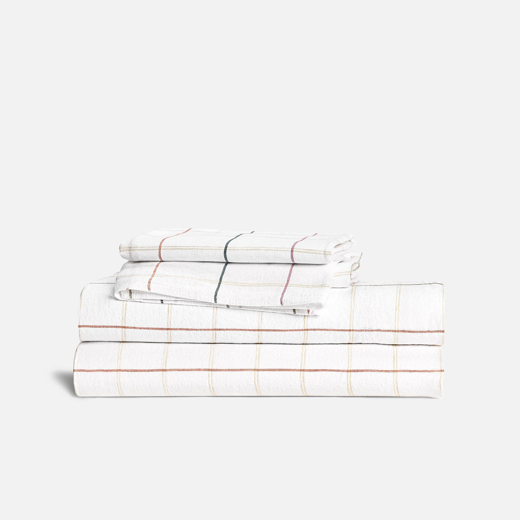 Washed European Linen Core Sheet Set N3