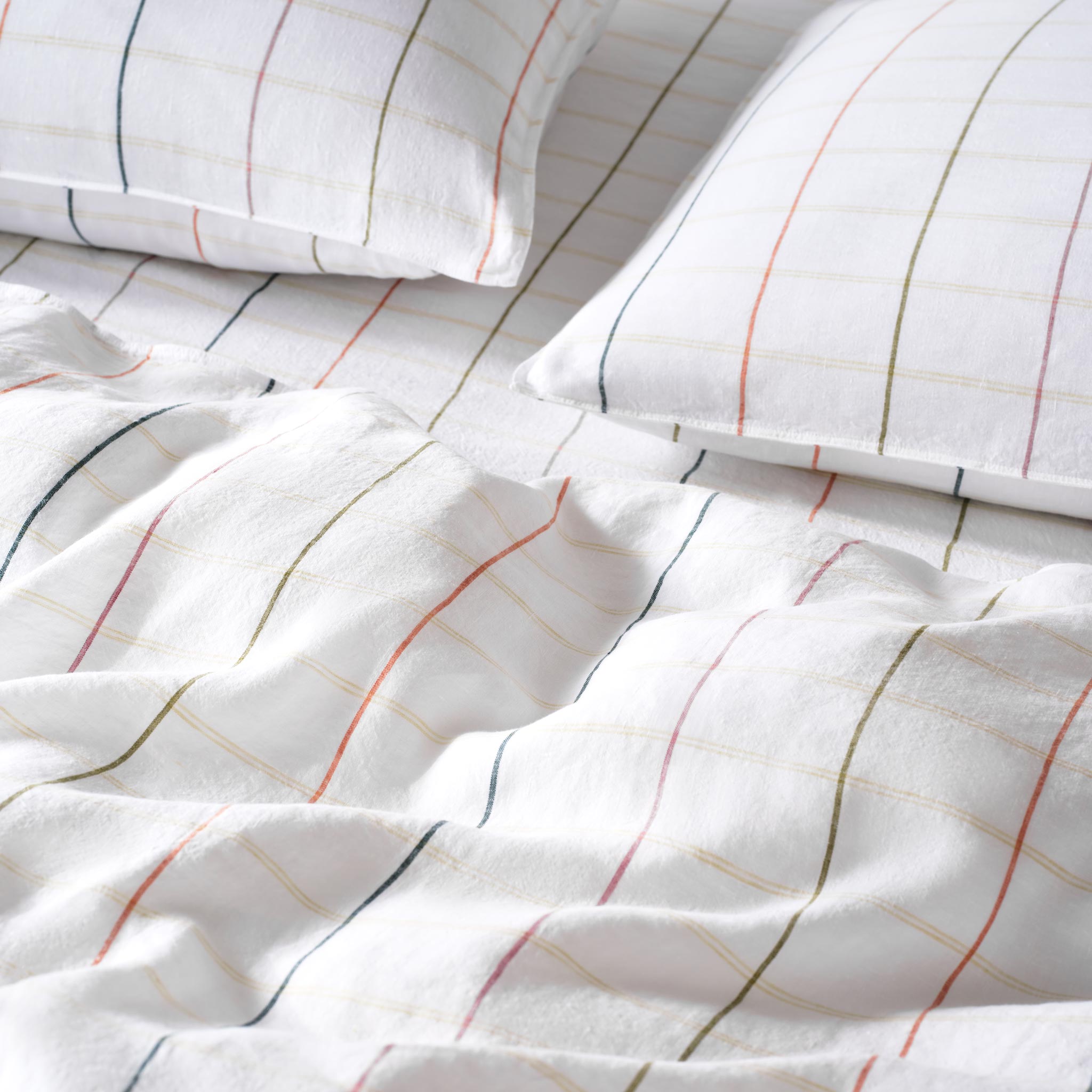 Washed European Linen Core Sheet Set N3