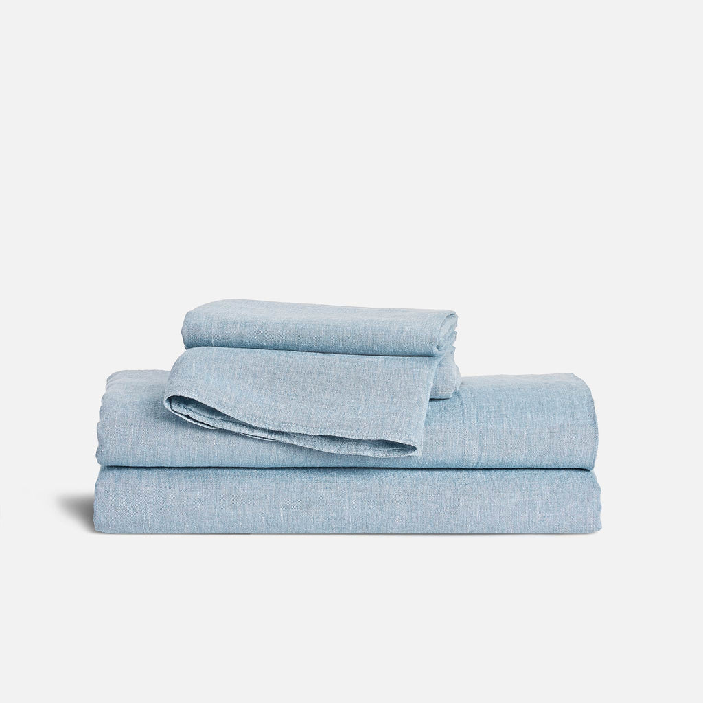 Washed European Linen Core Sheet Set N3