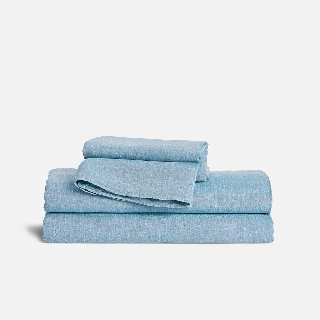 Washed European Linen Core Sheet Set N3