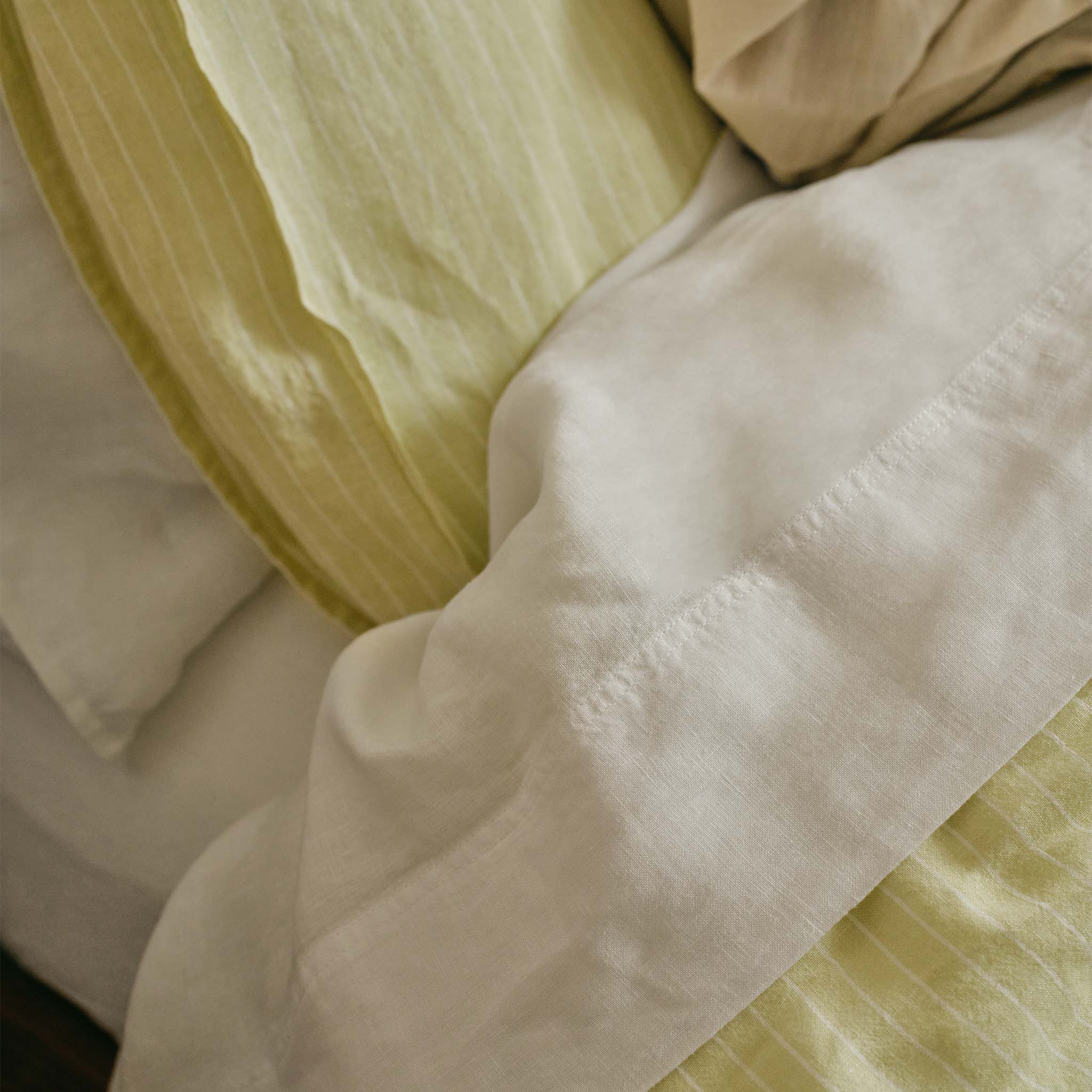 Washed European Linen Core Sheet Set N3