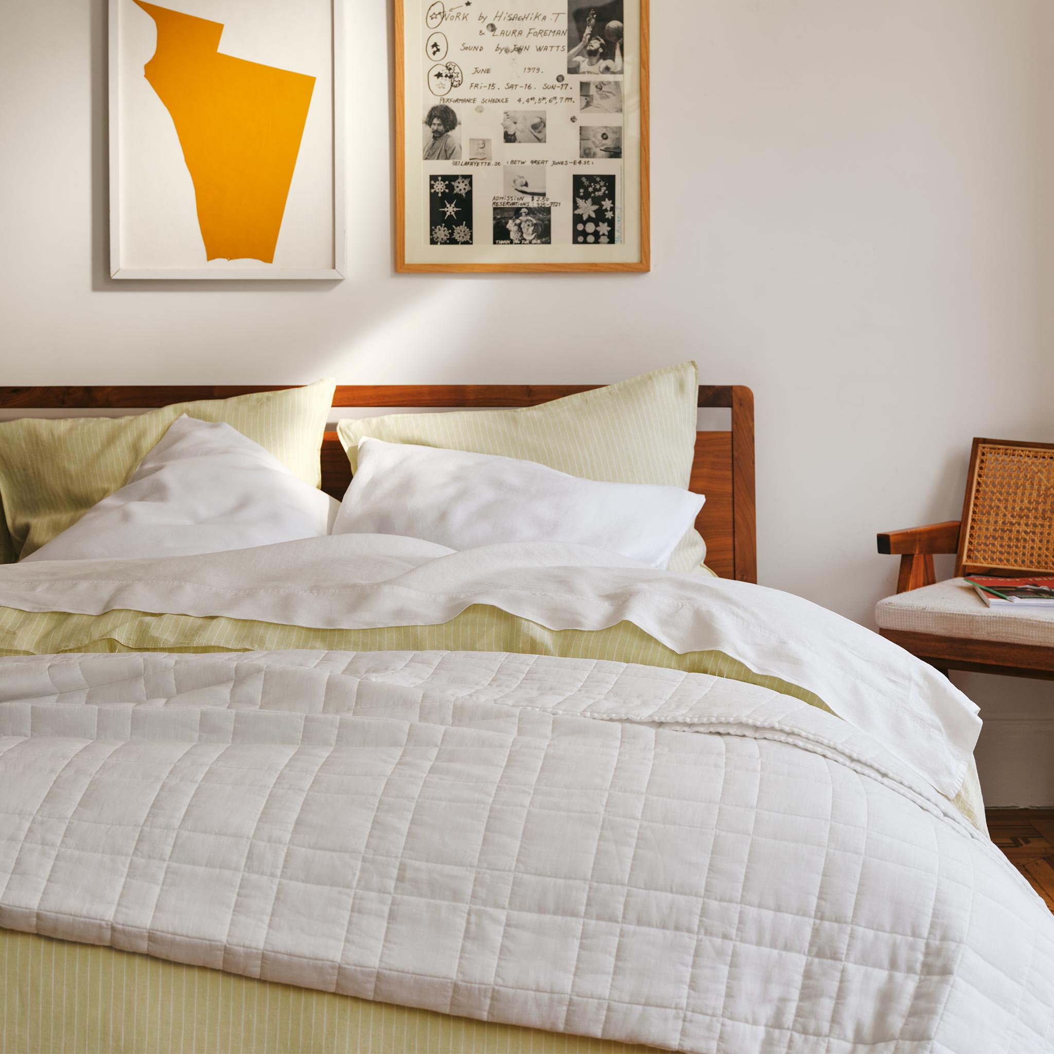 Washed European Linen Core Sheet Set N3