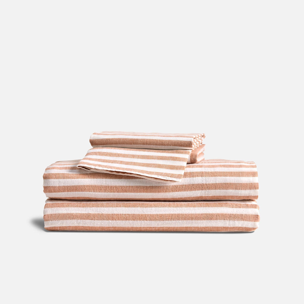 Washed European Linen Core Sheet Set N3