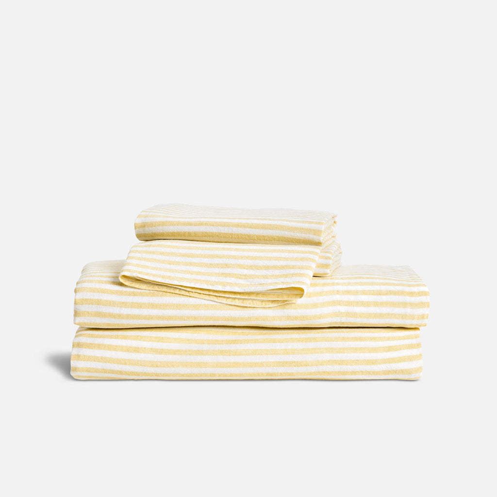 Washed European Linen Core Sheet Set N3