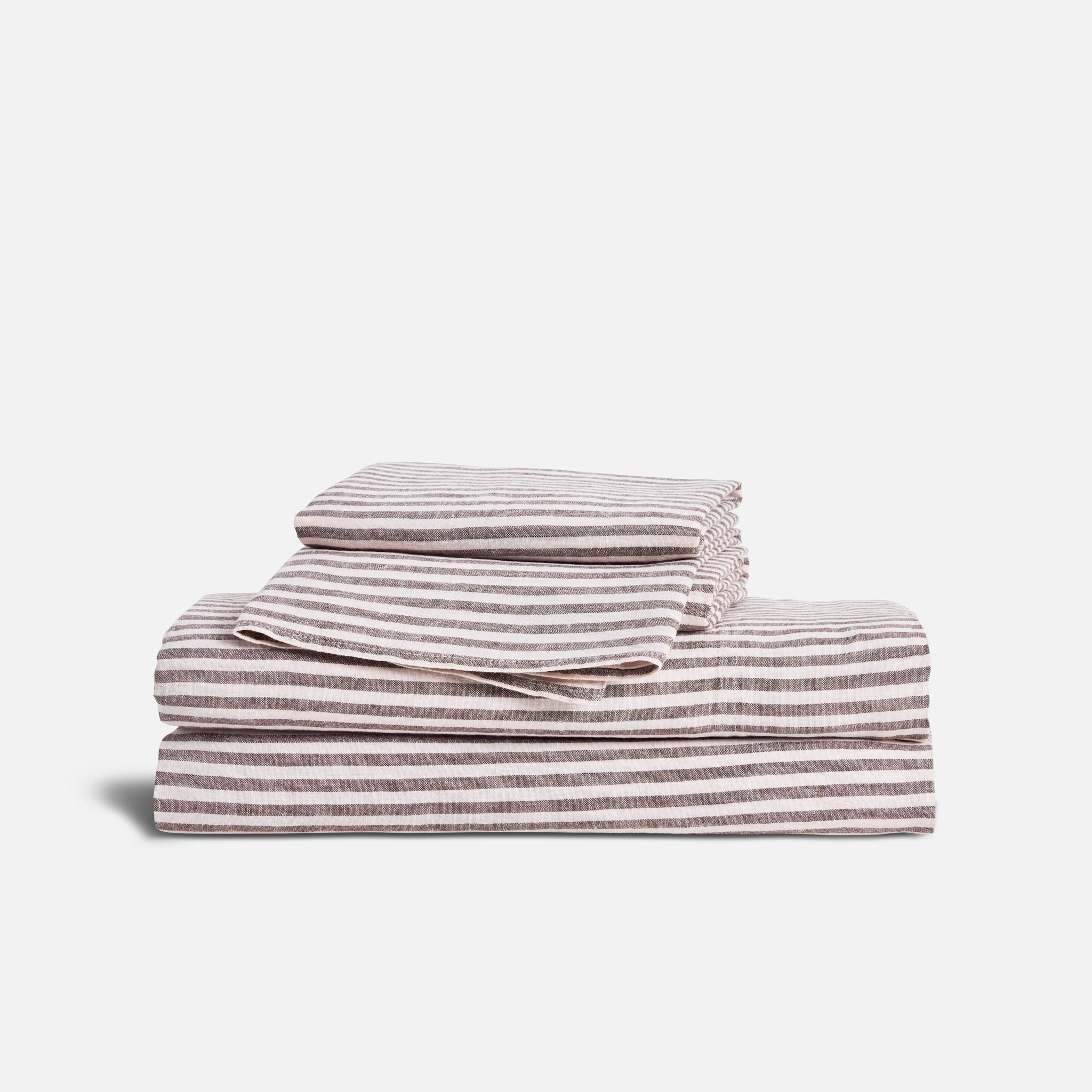 Washed European Linen Core Sheet Set N3
