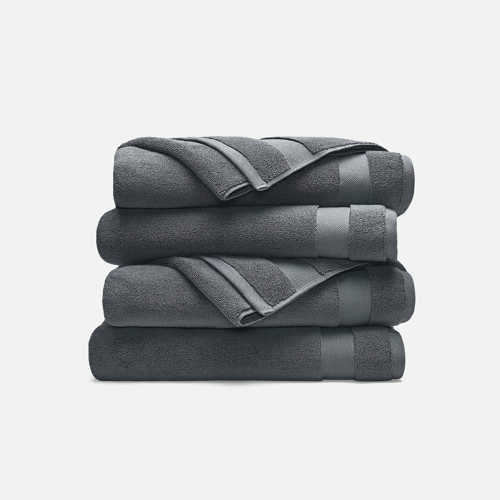 Super-Plush Set of 4 Bath Towel Bundle J5