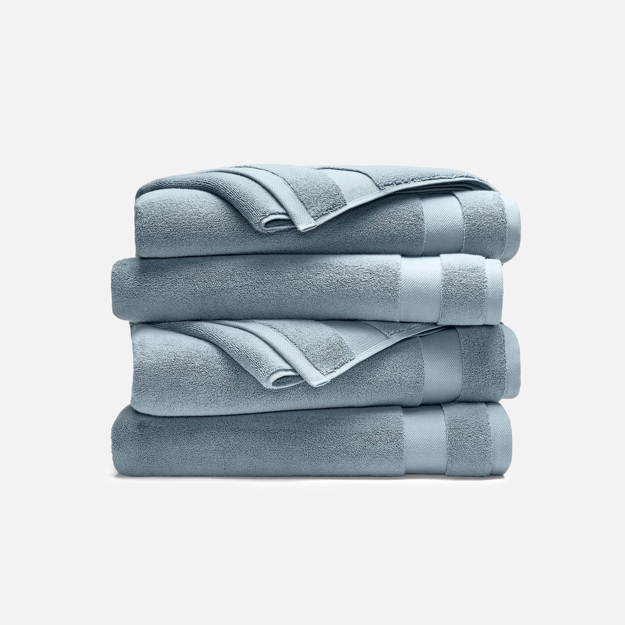 Super-Plush Set of 4 Bath Towel Bundle J5