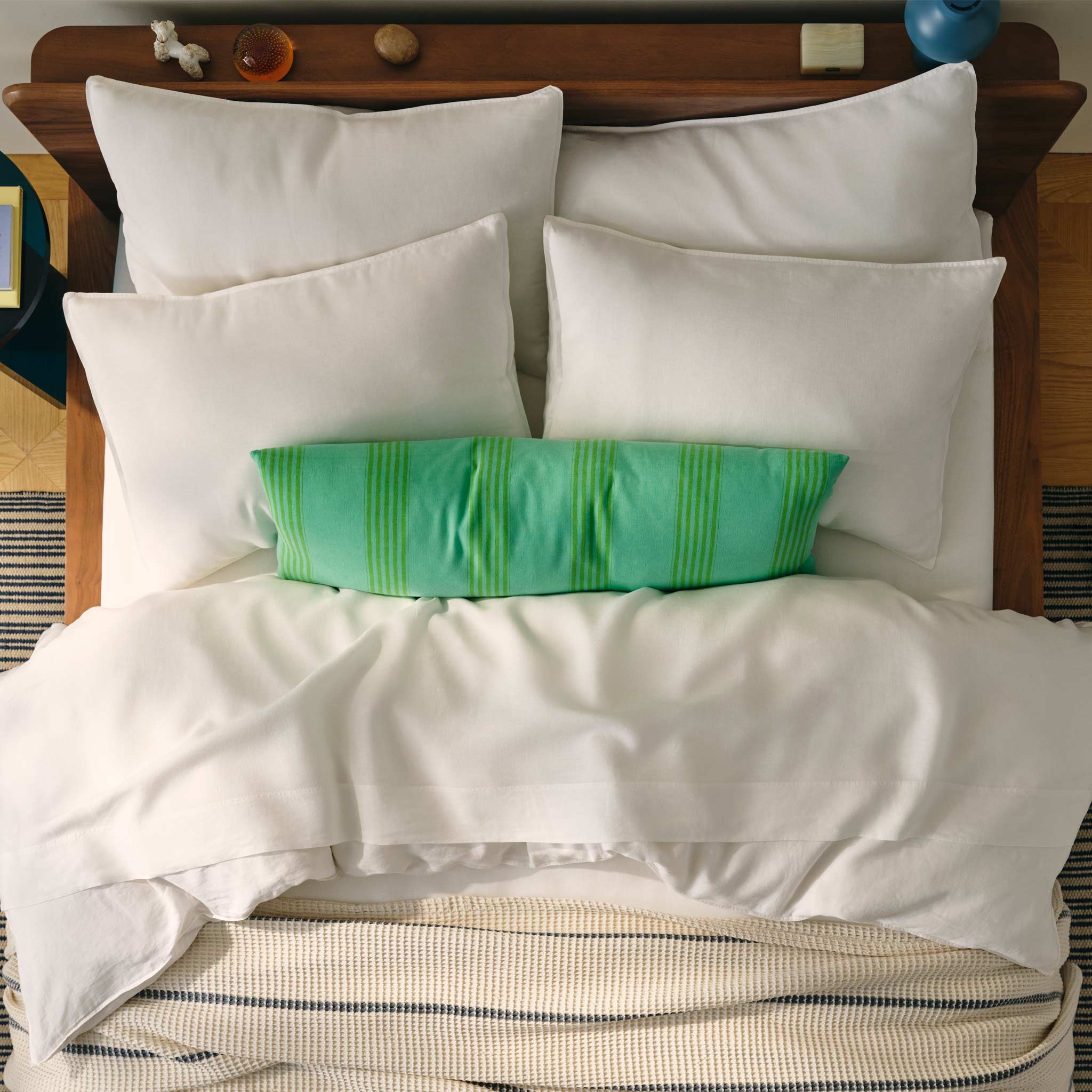 Washed European Linen Core Sheet Set N3