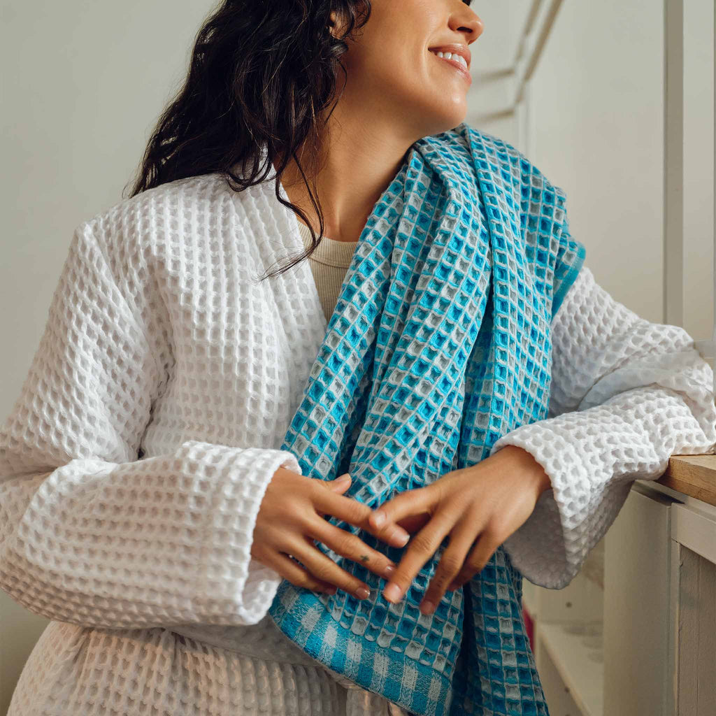 Dreamweave Waffle Bath Towels Set of 2 A0